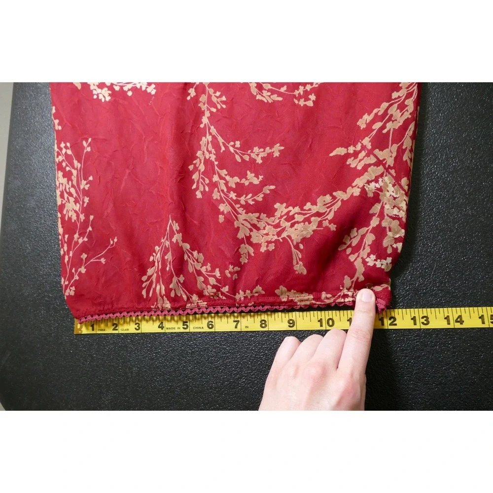 VTG Helium Y2K Fairy Grunge Whimsigoth Midi Skirt Size XS Floral Asian Inspired